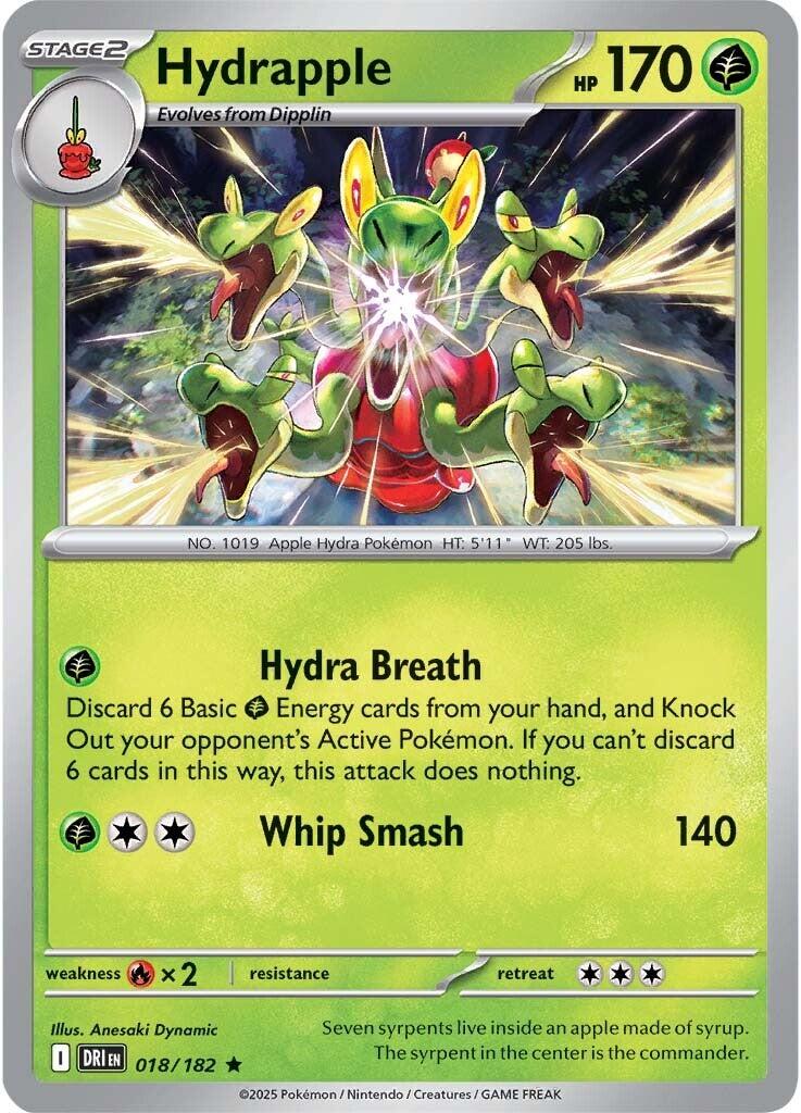 Hydrapple - 018/182 (Holofoil) Near Mint_Holofoil