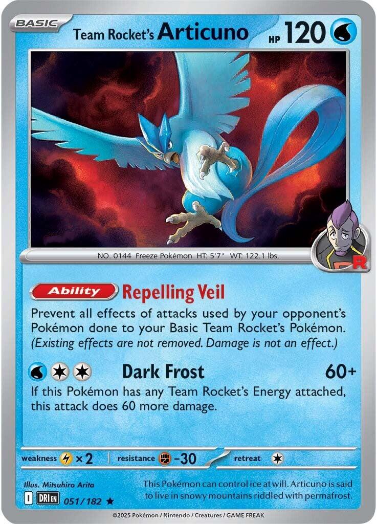 Team Rocket's Articuno (Holofoil) Near Mint_Holofoil