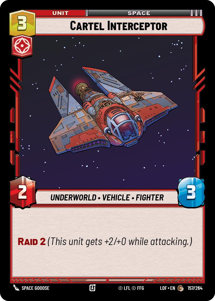 Cartel Interceptor - 157/264 (Normal) Near Mint_Non-Foil