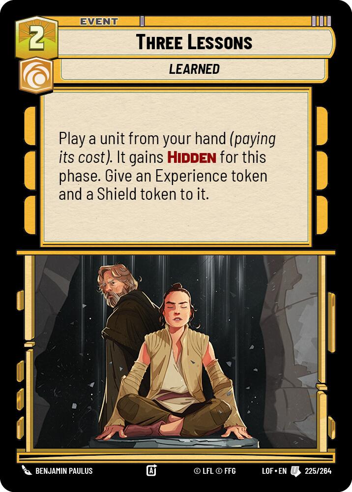 Three Lessons - 225/264 (Normal) Near Mint_Non-Foil