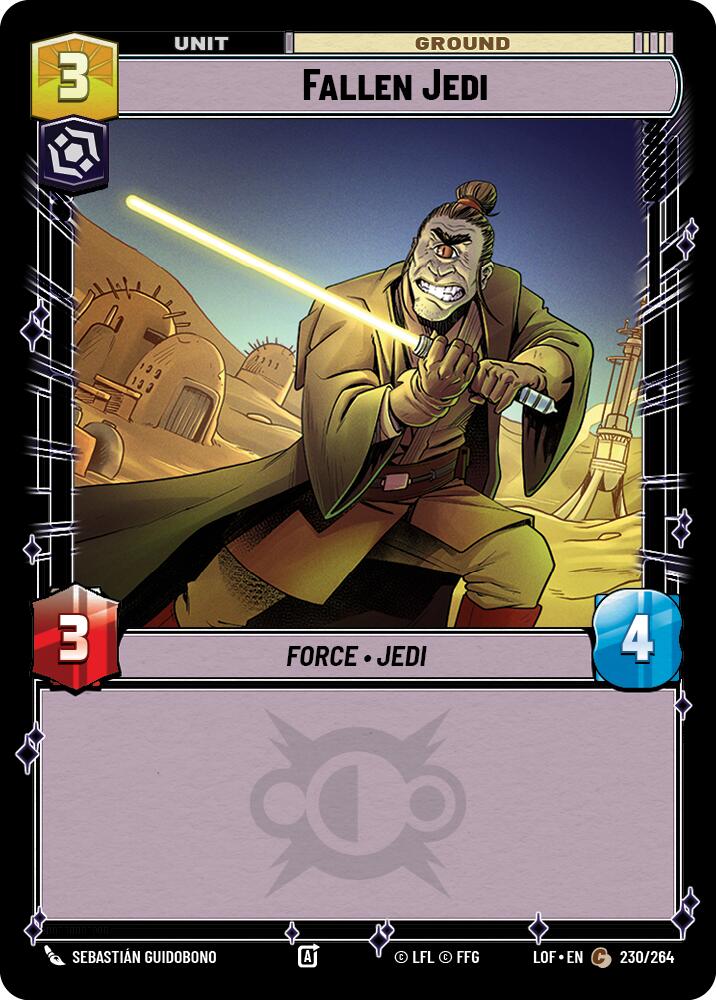 Fallen Jedi - 230/264 (Normal) Near Mint_Non-Foil