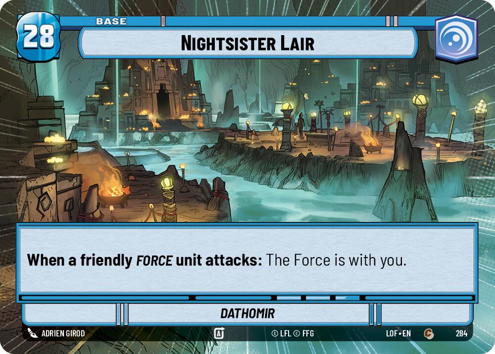 Nightsister Lair // Experience (Hyperspace) - 284-T01 (Normal) Near Mint_Non-Foil