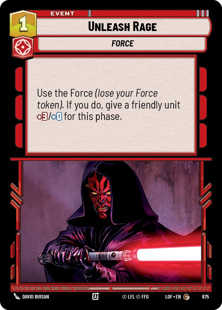 Unleash Rage - 675 (Foil) Near Mint_Foil