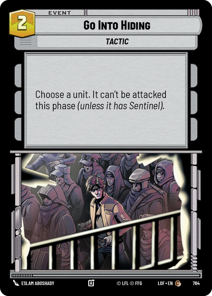Go Into Hiding - 764 (Foil) Near Mint_Foil