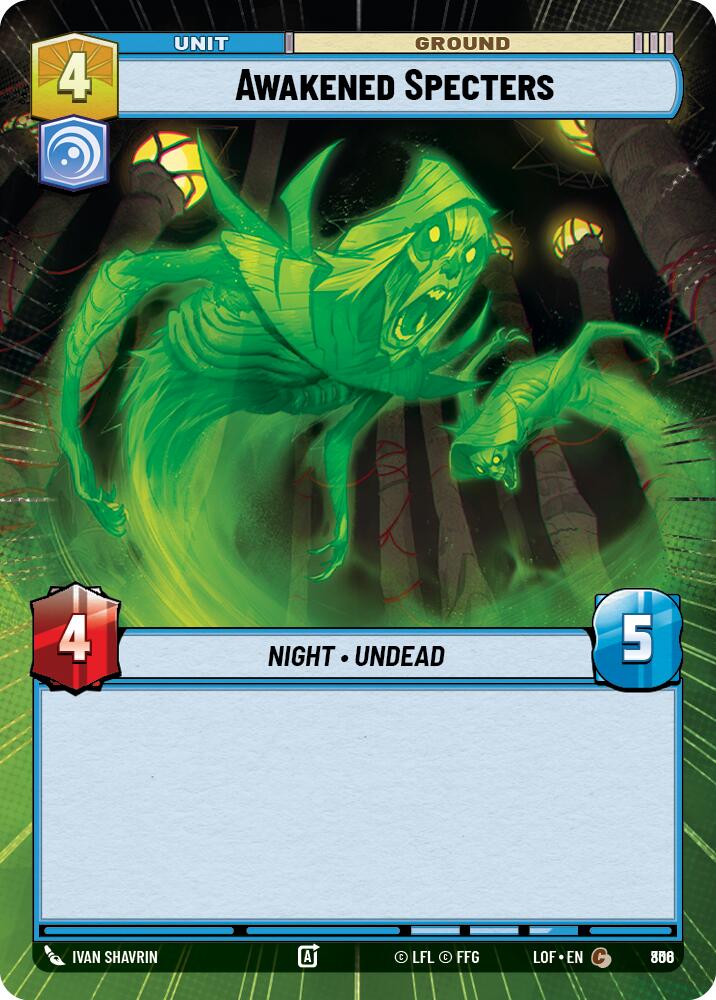 Awakened Specters (Hyperspace) - 806 (Foil) Near Mint_Foil