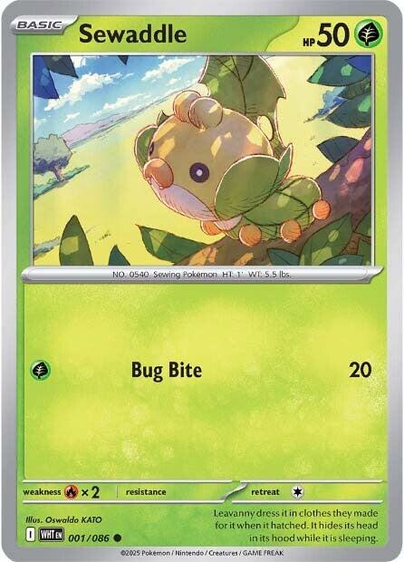 Sewaddle - 001 (Reverse Holofoil) Near Mint_Reverse Holofoil