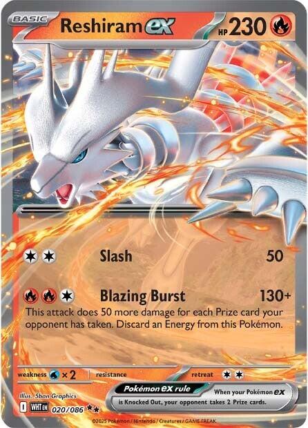 Reshiram ex - 020/086 (Holo)