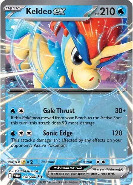 Keldeo ex - 030/086 (Holo)