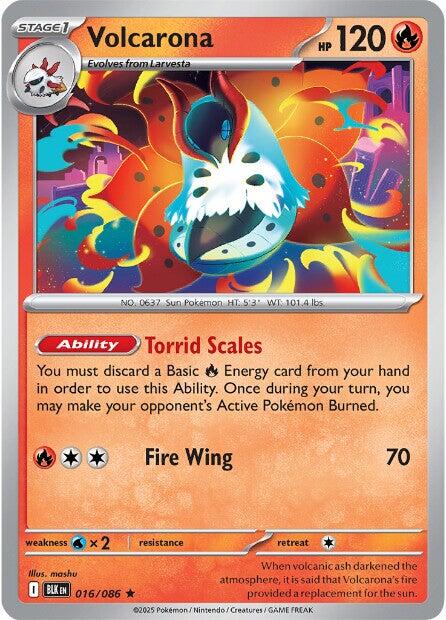 Volcarona - 016/086 (Reverse Holofoil) Near Mint_Reverse Holofoil