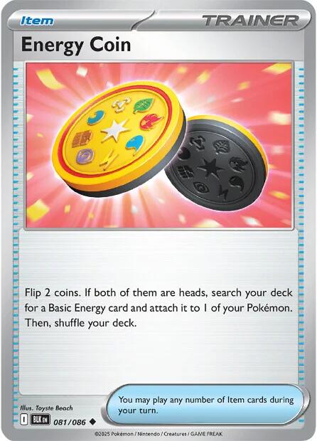Energy Coin (Poke Ball Pattern) - 081/086 (Holo)