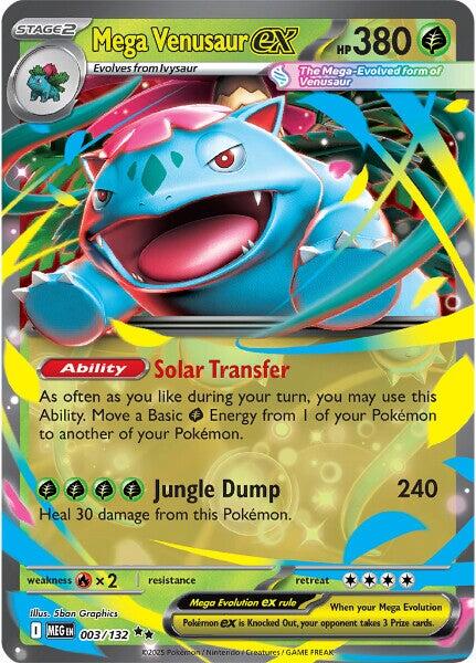 Mega Venusaur ex - 003/132 - 003/132 (Holo)