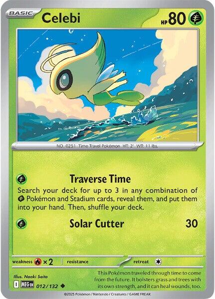 Celebi - 012/132 (Reverse Holo)