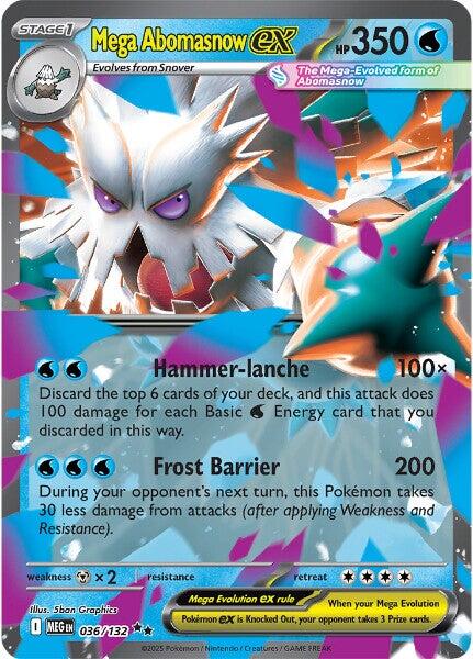 Mega Abomasnow ex - 036/132 - 036/132 (Holo)