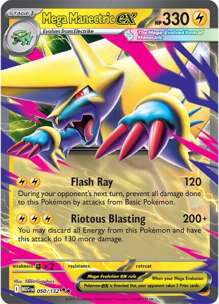 Mega Manectric ex - 050/132 - 050/132 (Holo)