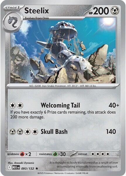 Steelix - 093/132 093/132 (Holo) | Pokmon Singles Untapped Potential TCG Steelix - 093/132 093/132 (Holo) | Pokmon Singles Untapped Potential TCG