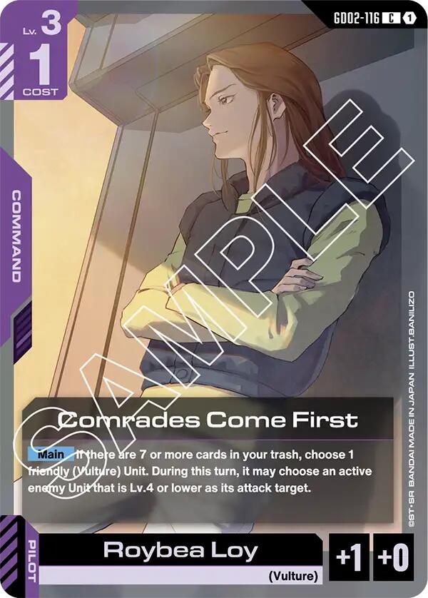 Comrades Come First - GD02-116
