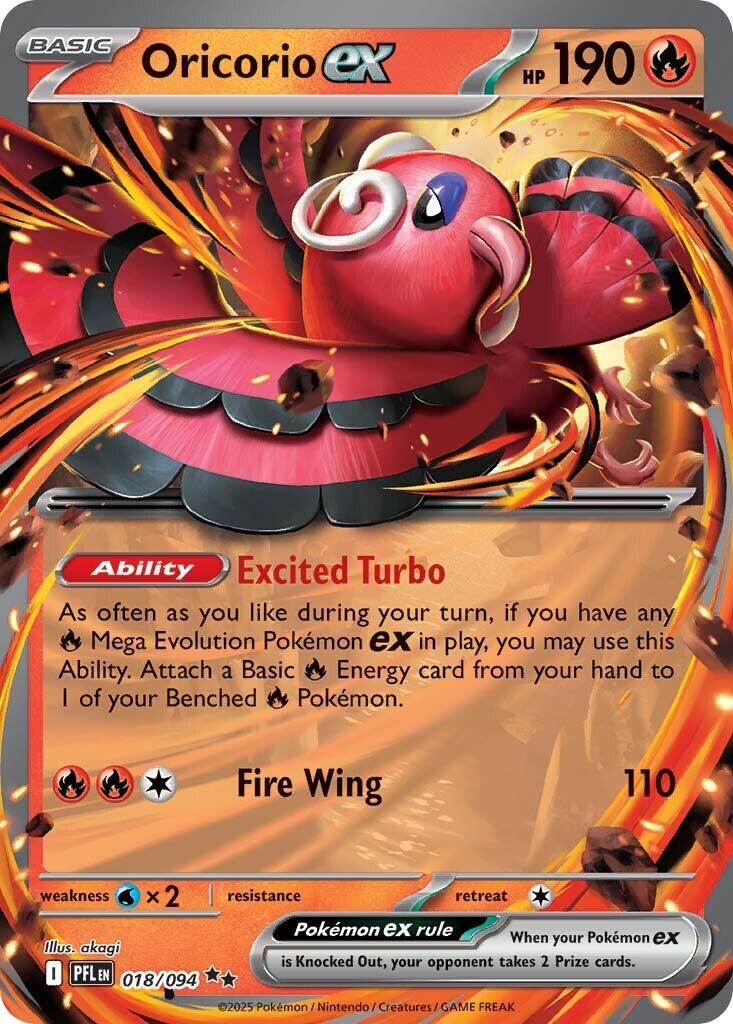 Oricorio ex - 018/094 (Holo)