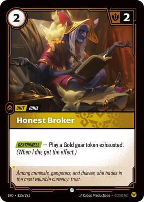 Honest Broker - 155/221