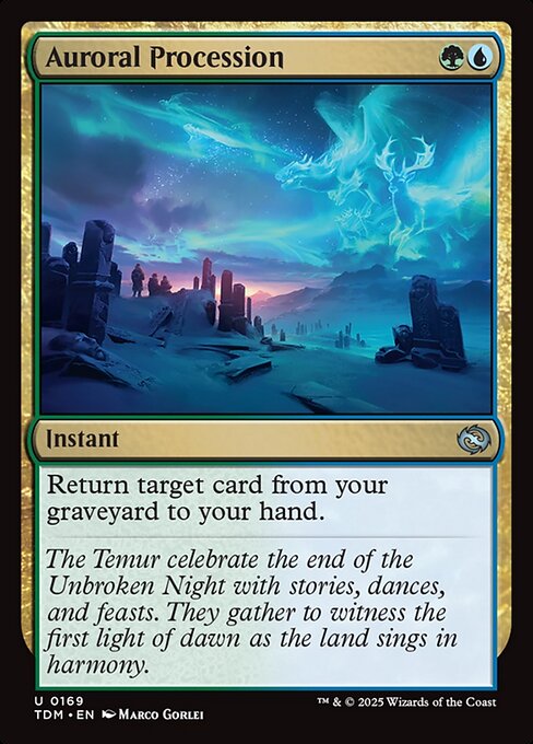 Auroral Procession - 169 (Normal) Near Mint_Non-Foil