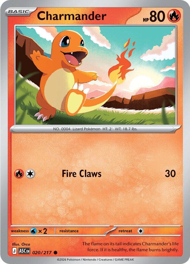 Charmander - 020/217 (Reverse Holo)