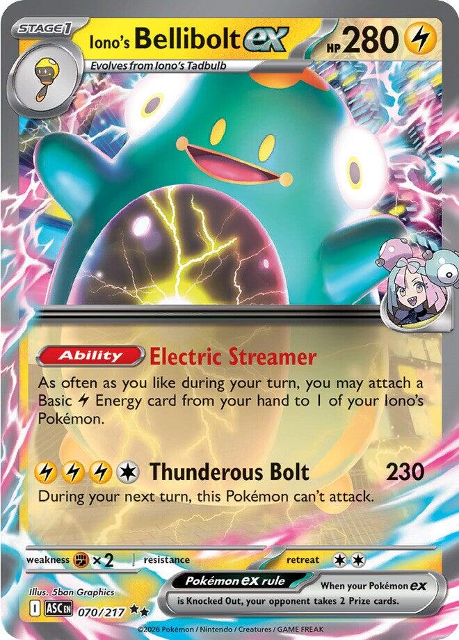 Iono's Bellibolt ex - 070/217 (Holo)