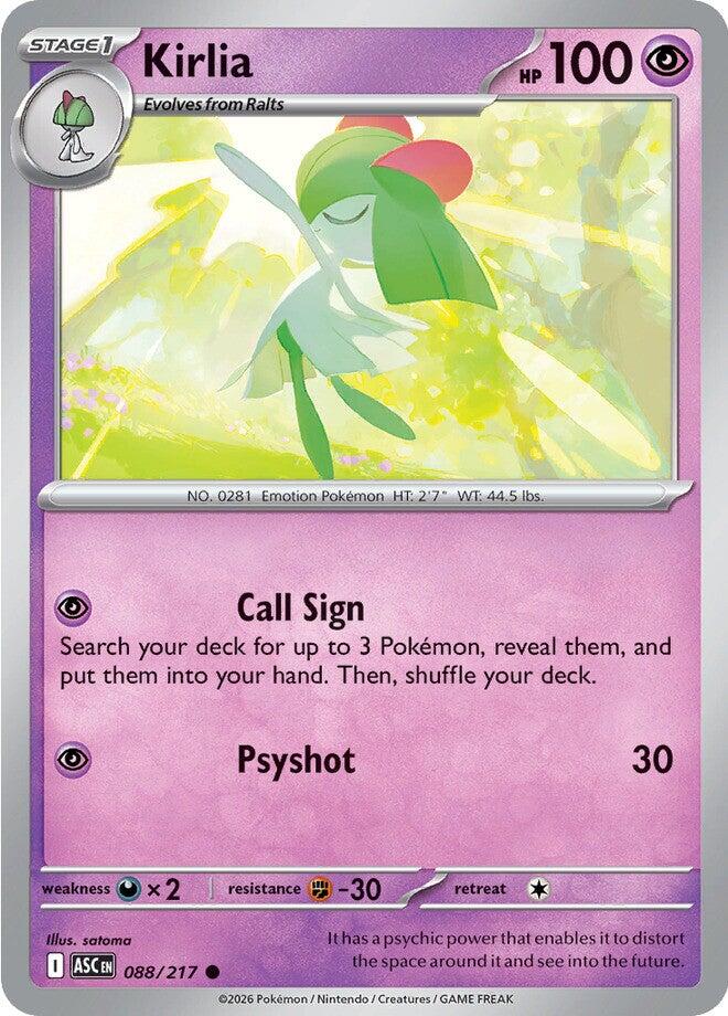 Kirlia - 088/217 (Reverse Holo)