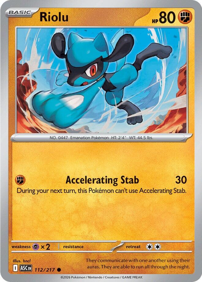 Riolu - 112/217 (Reverse Holo)