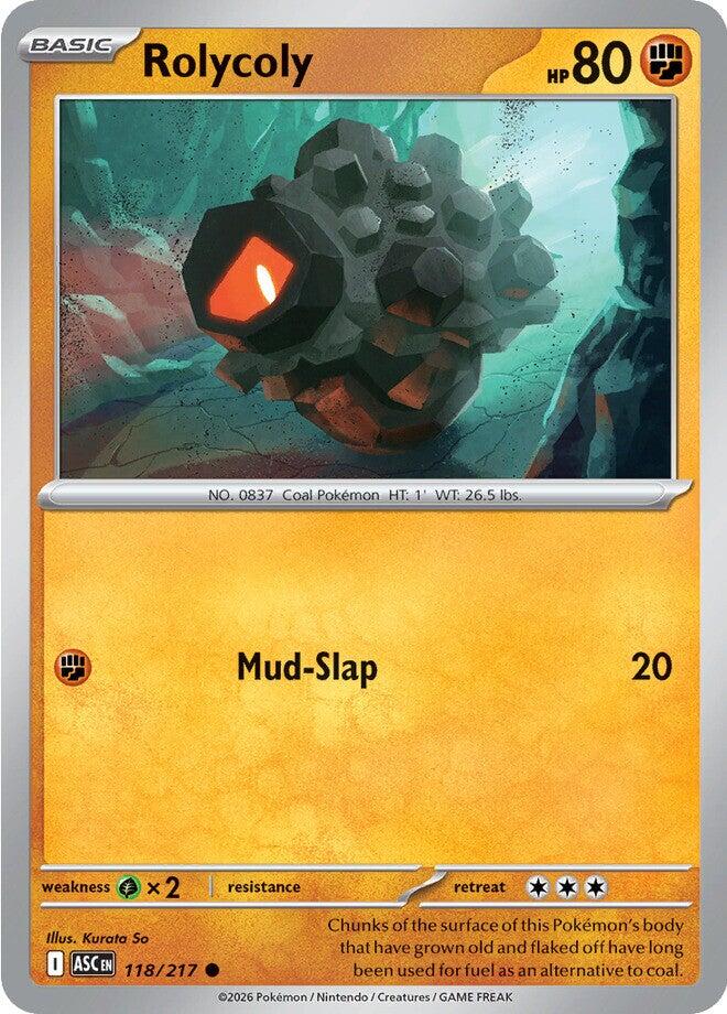 Rolycoly - 118/217 (Reverse Holo)