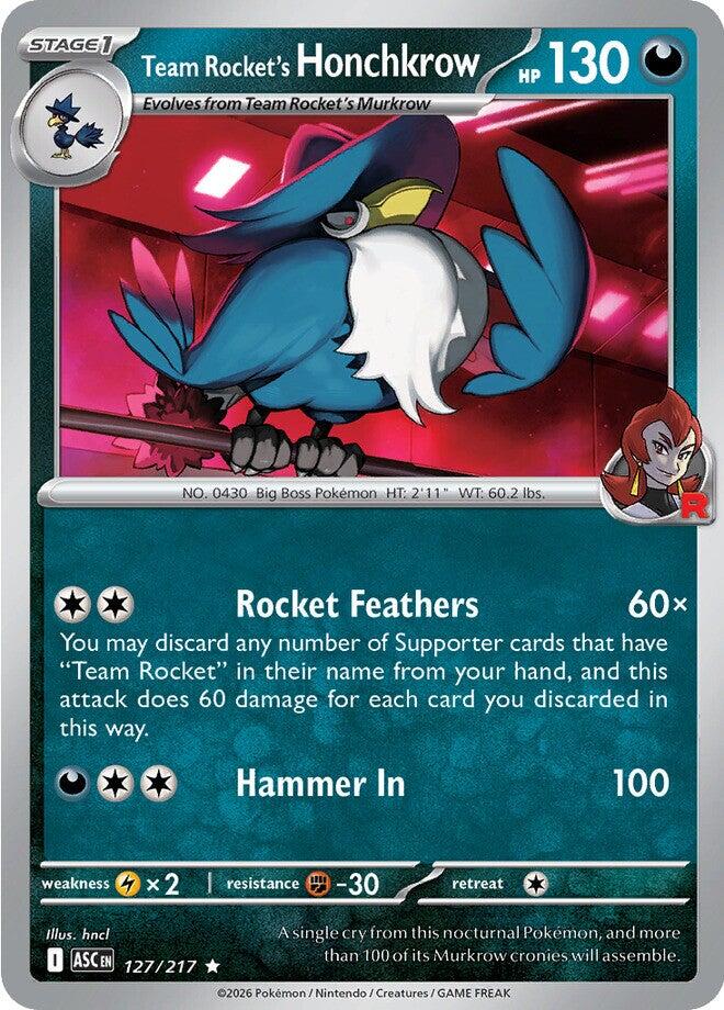 Team Rocket's Honchkrow - 127/217 (Holo)