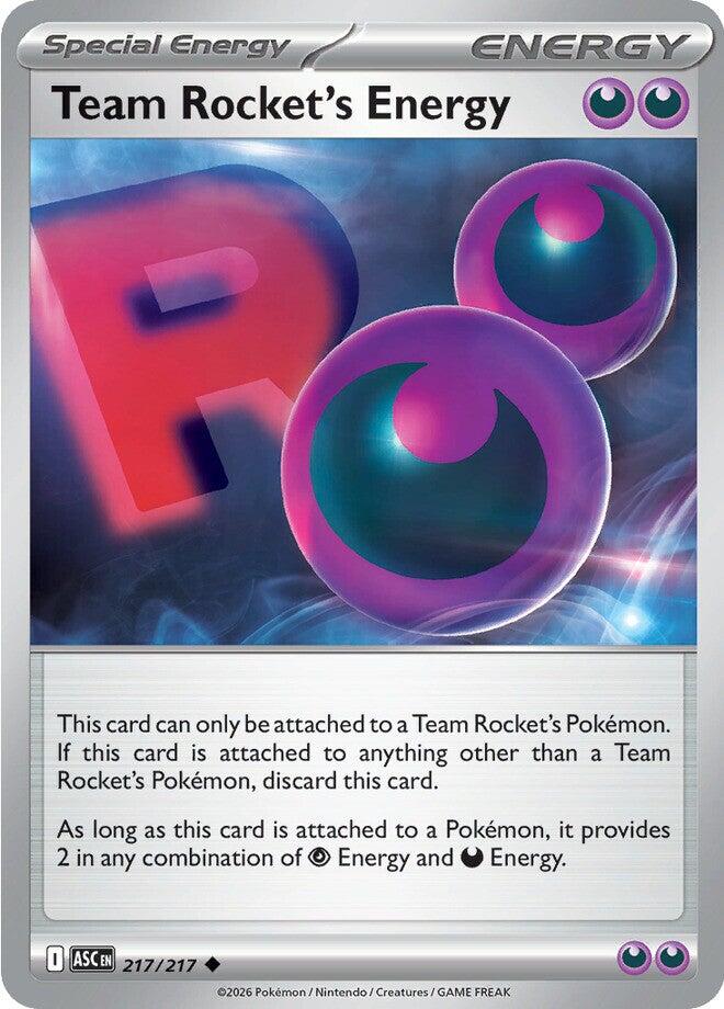 Team Rocket's Energy - 217/217 (Reverse Holo)