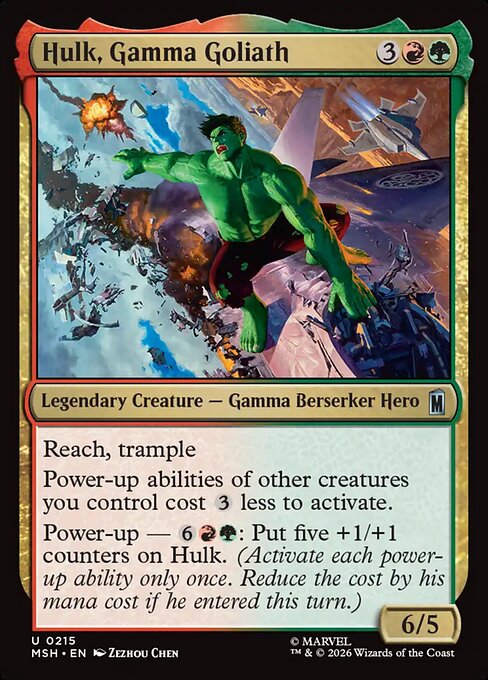 Hulk, Gamma Goliath - 215 (Foil)