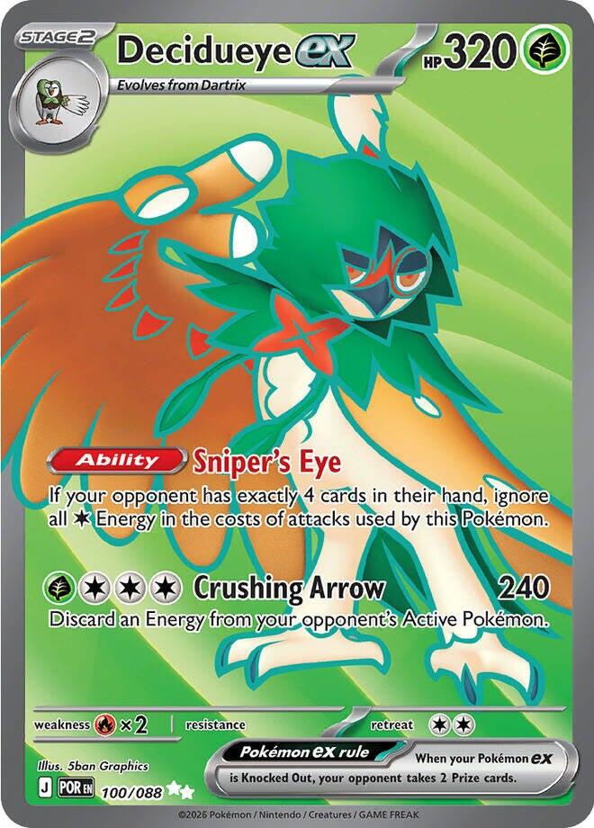 Decidueye ex - 100/088 (Holo)