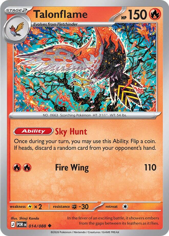 Talonflame - 014/088 (Reverse Holo)