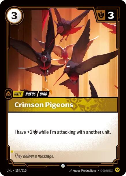 Crimson Pigeons - 154/219