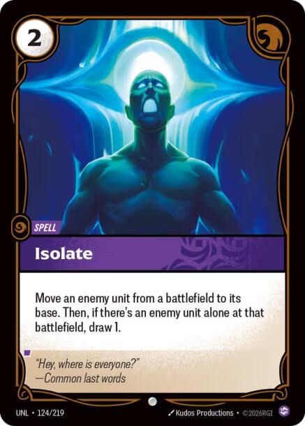 Isolate - 124/219