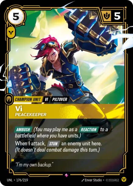 Vi - Peacekeeper - 176/219 (Foil)