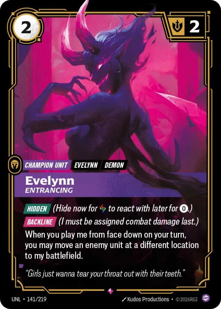 Evelynn - Entrancing - 141/219 (Foil)
