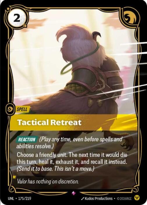 Tactical Retreat - 175/219 (Foil)