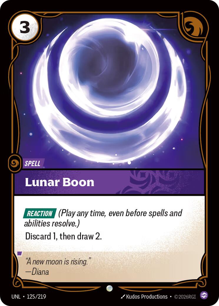 Lunar Boon - 125/219
