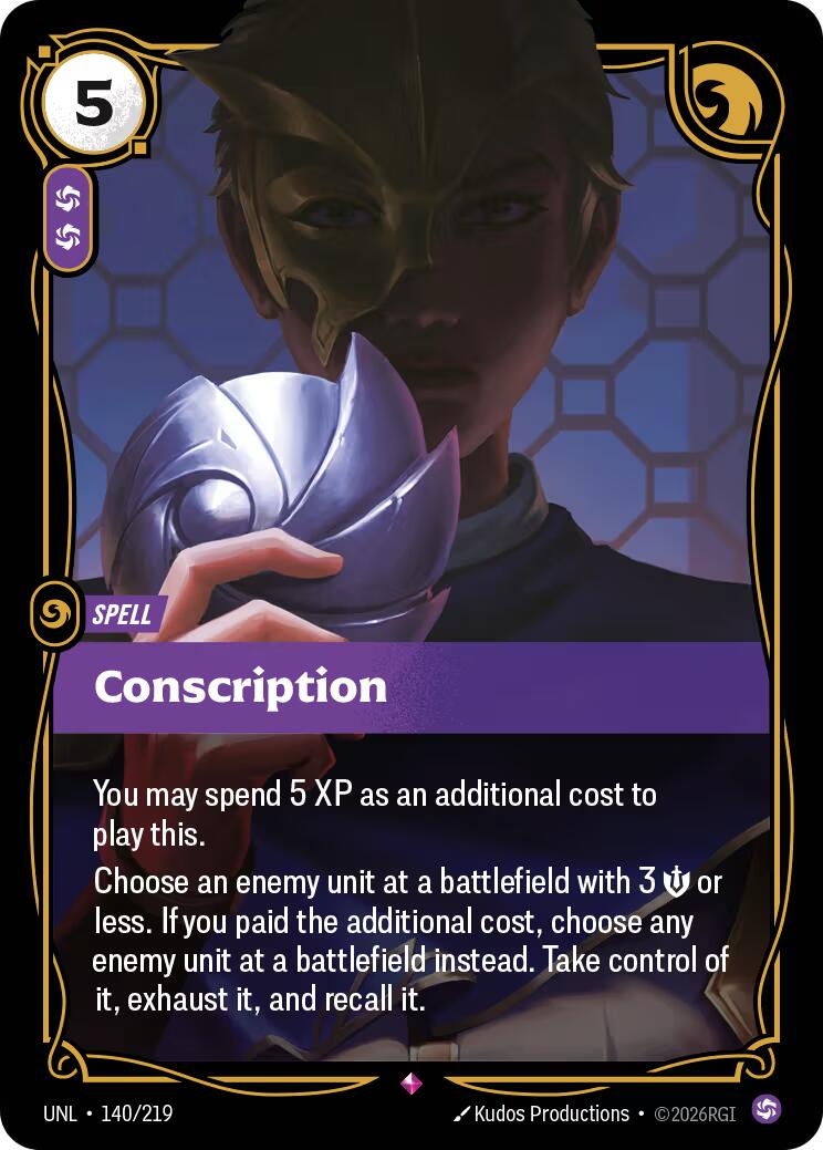 Conscription - 140/219 (Foil)