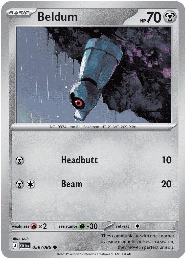 Beldum - 059/086 (Reverse Holo)
