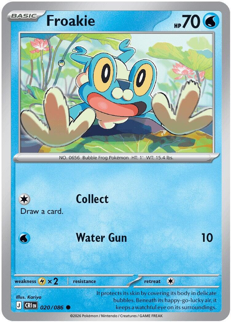 Froakie - 020/086 (Reverse Holo)