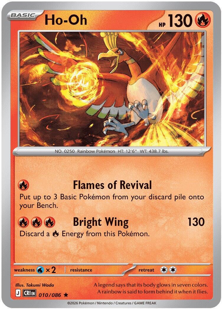 Ho-Oh - 010/086 (Reverse Holo)