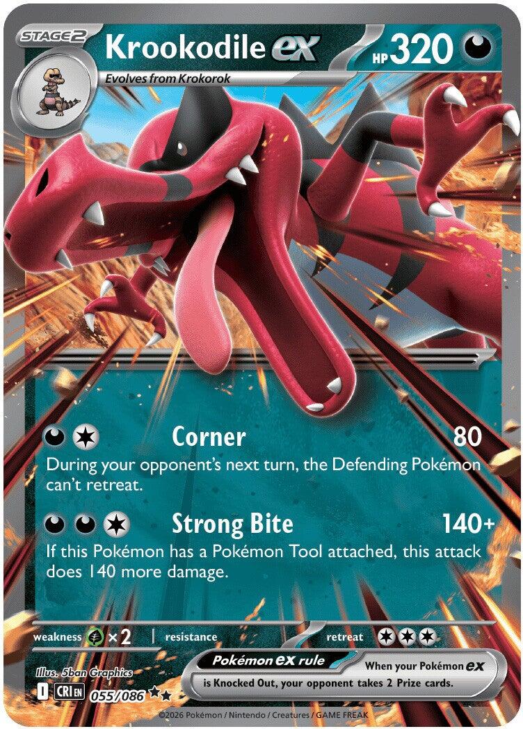Krookodile ex - 055/086 Holo