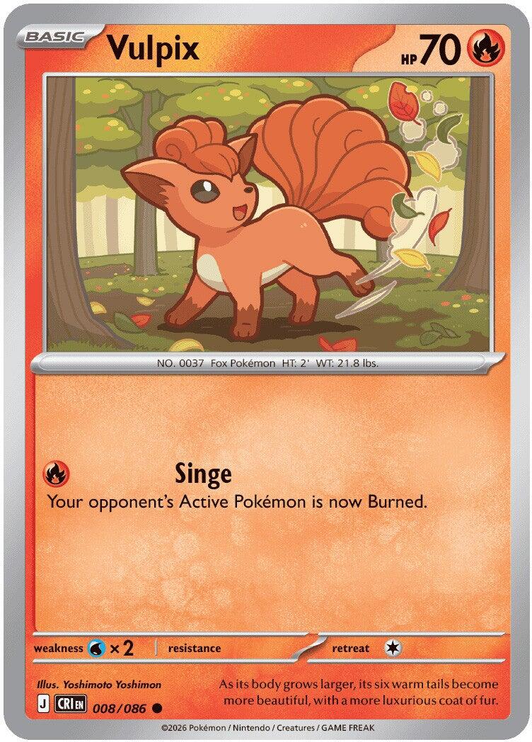 Vulpix - 008/086 (Reverse Holo)