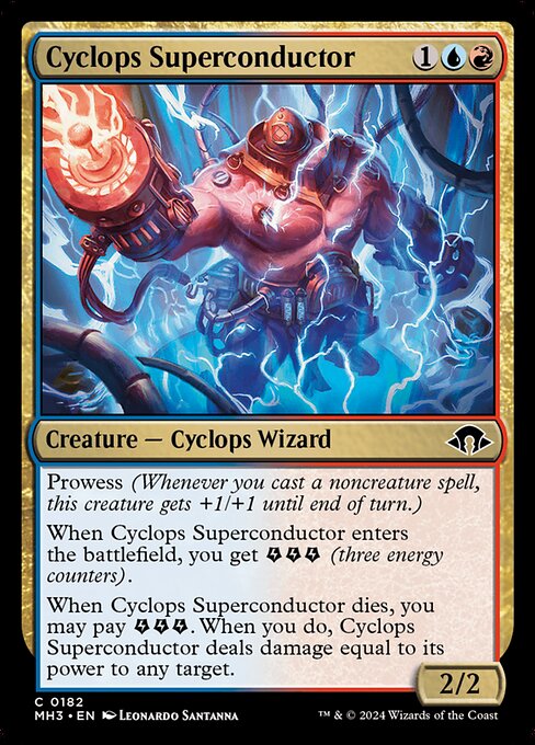 Cyclops Superconductor - 182 (Normal) Near Mint_Non-Foil