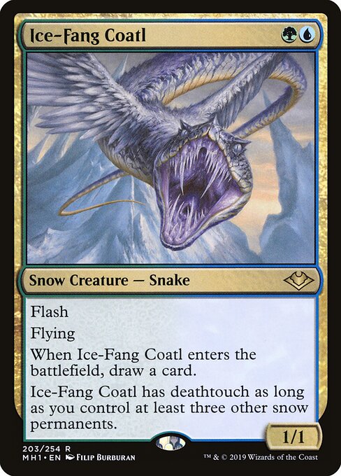 Ice-Fang Coatl MH1 #203 Non-Foil