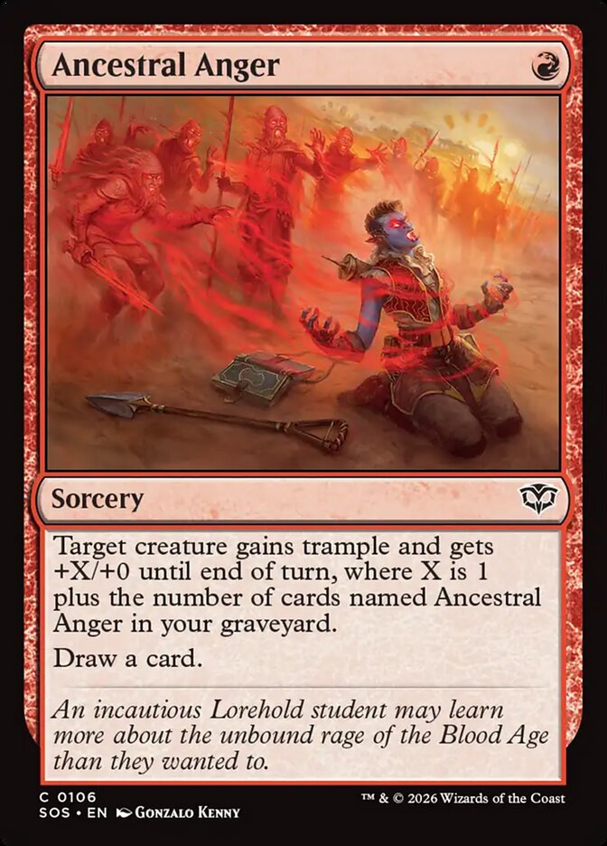 Ancestral Anger - 106 (Foil)