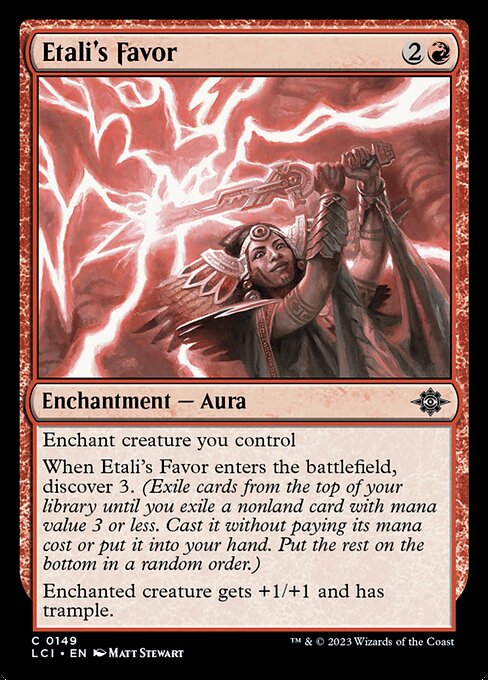 Etali's Favor - LCI #149