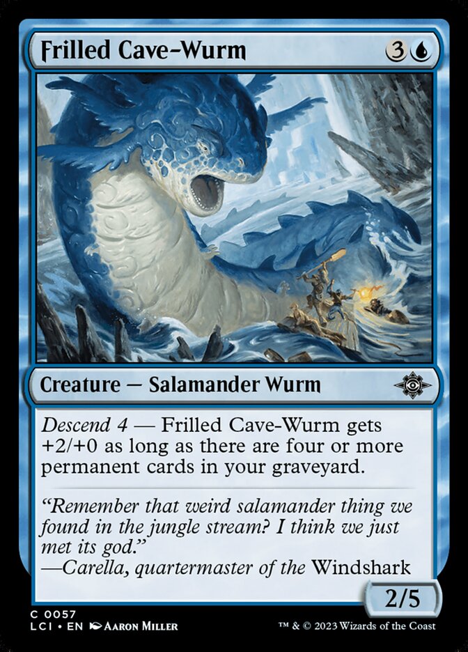 Frilled Cave-Wurm - 57